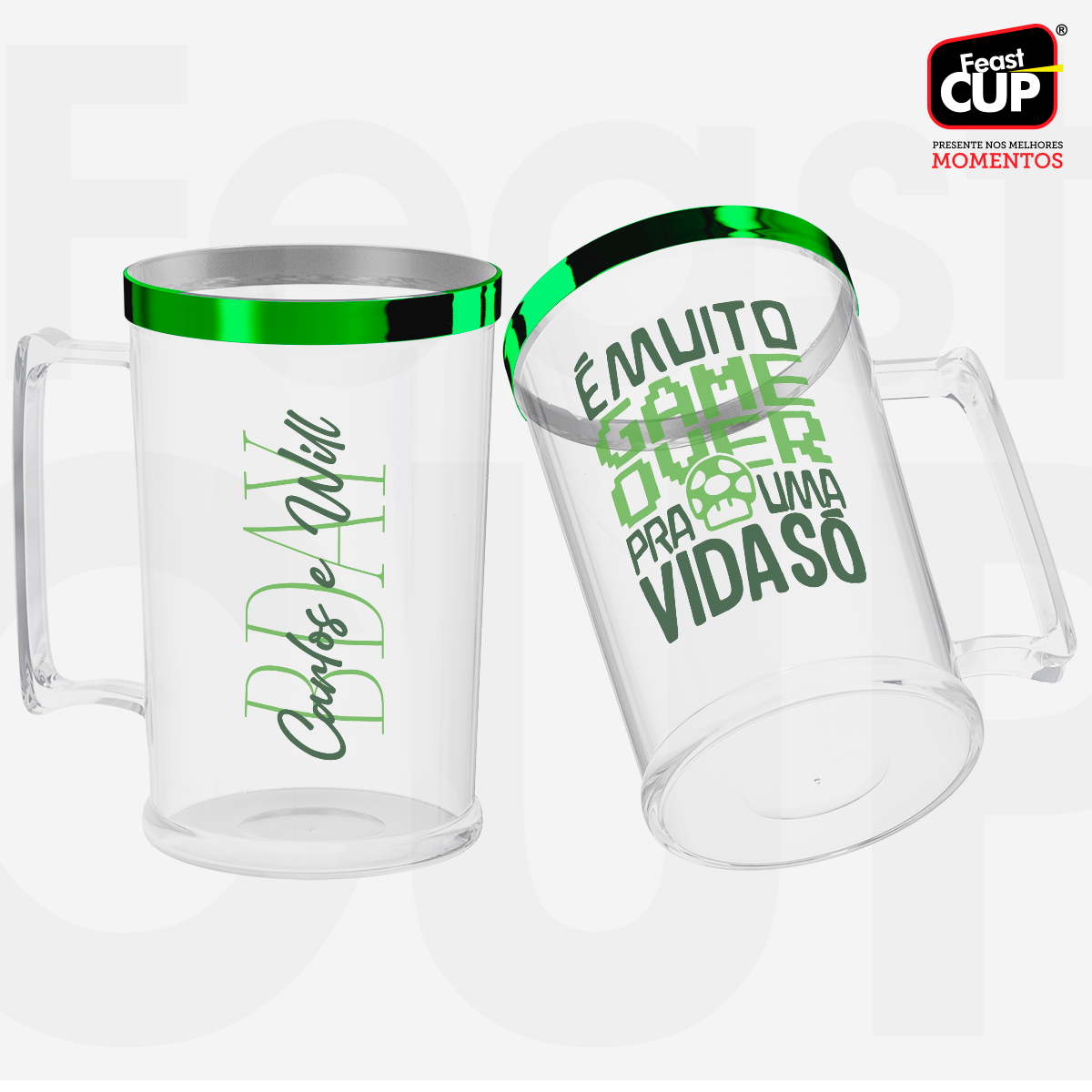 Caneca Chopp 500ml - Transparente Premium