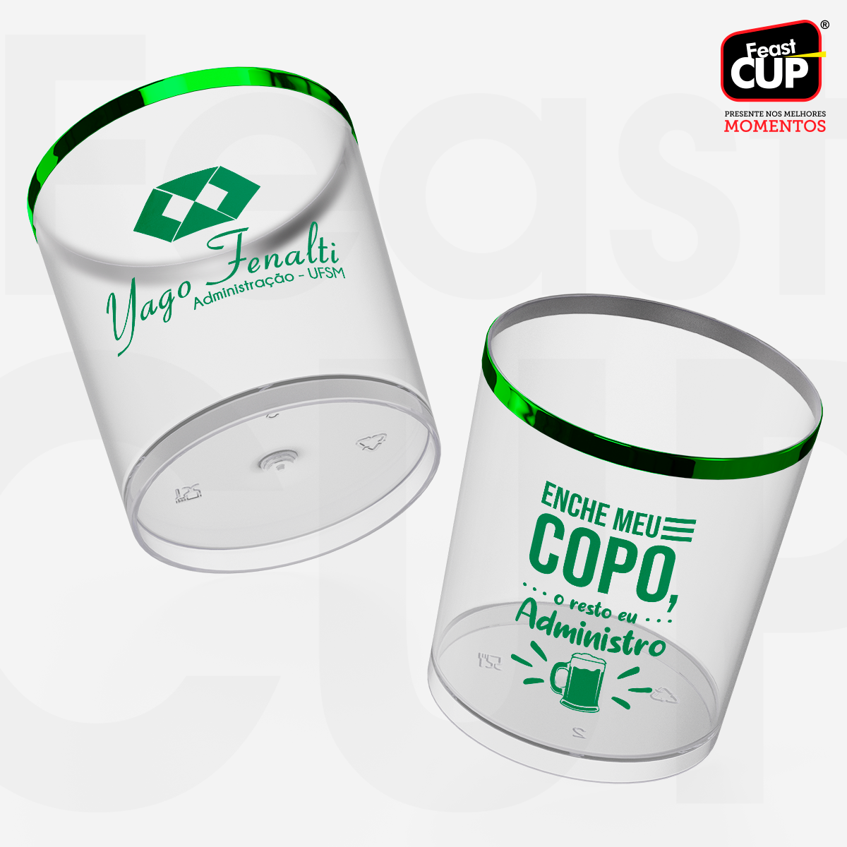 Whisky 300ml - Transparente Premium.