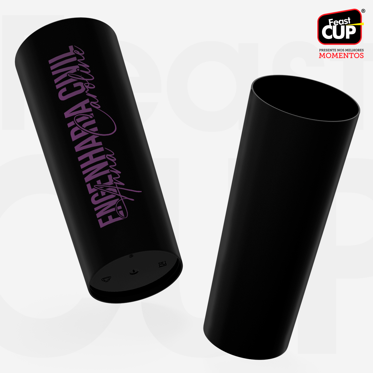 Long Drink 350ml Preto Leitoso