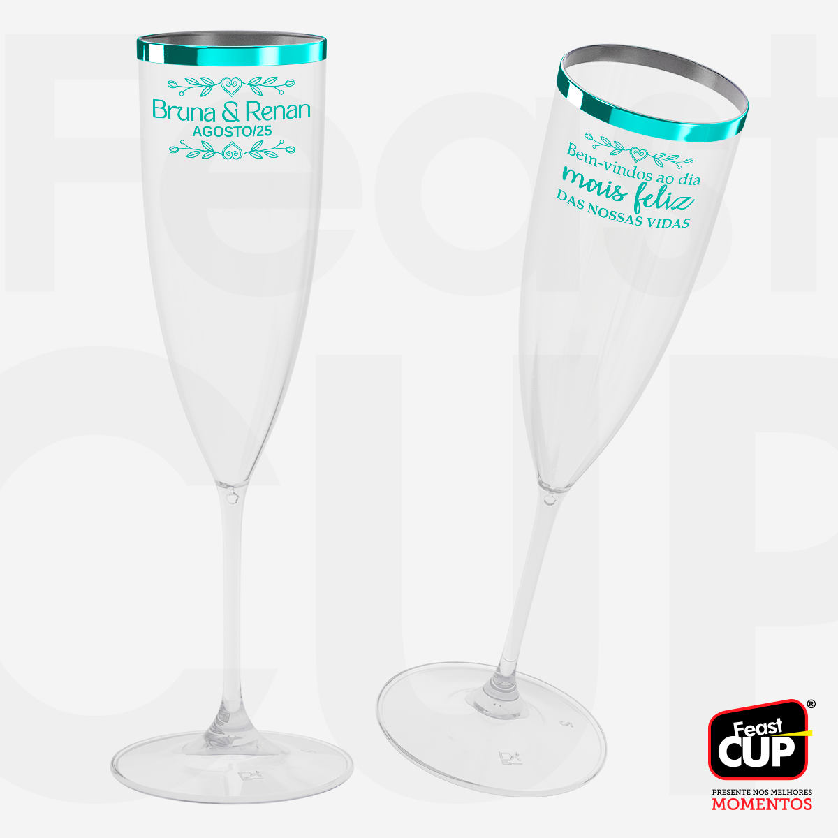 Taça Champanhe 170ml - Transparente Premium