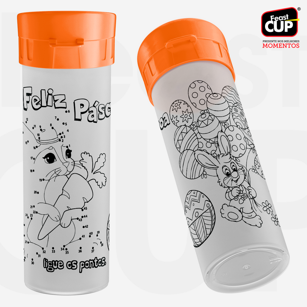 Garrafas para Colorir 490ml