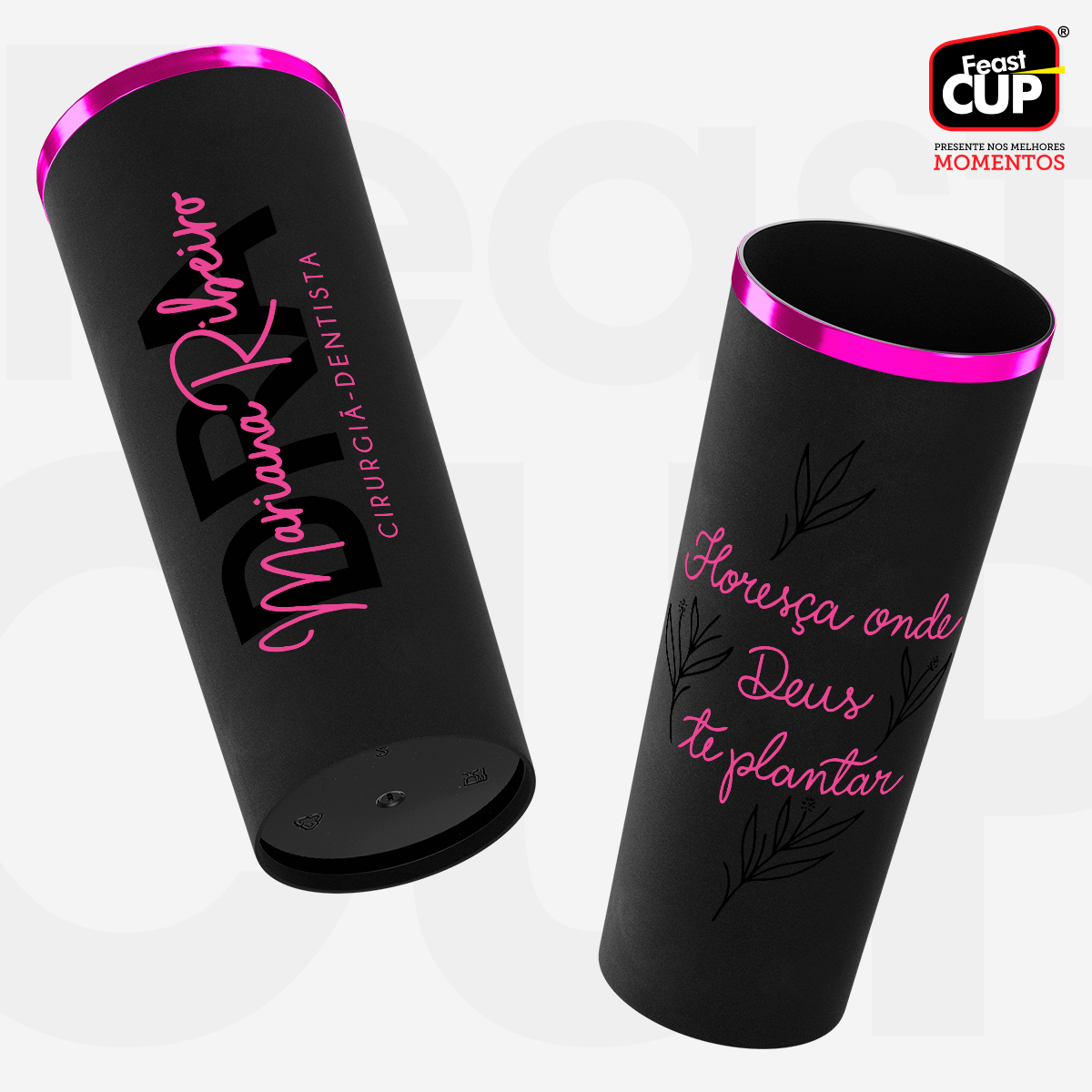 Long Drink 350ml - Preto Fosco Premium