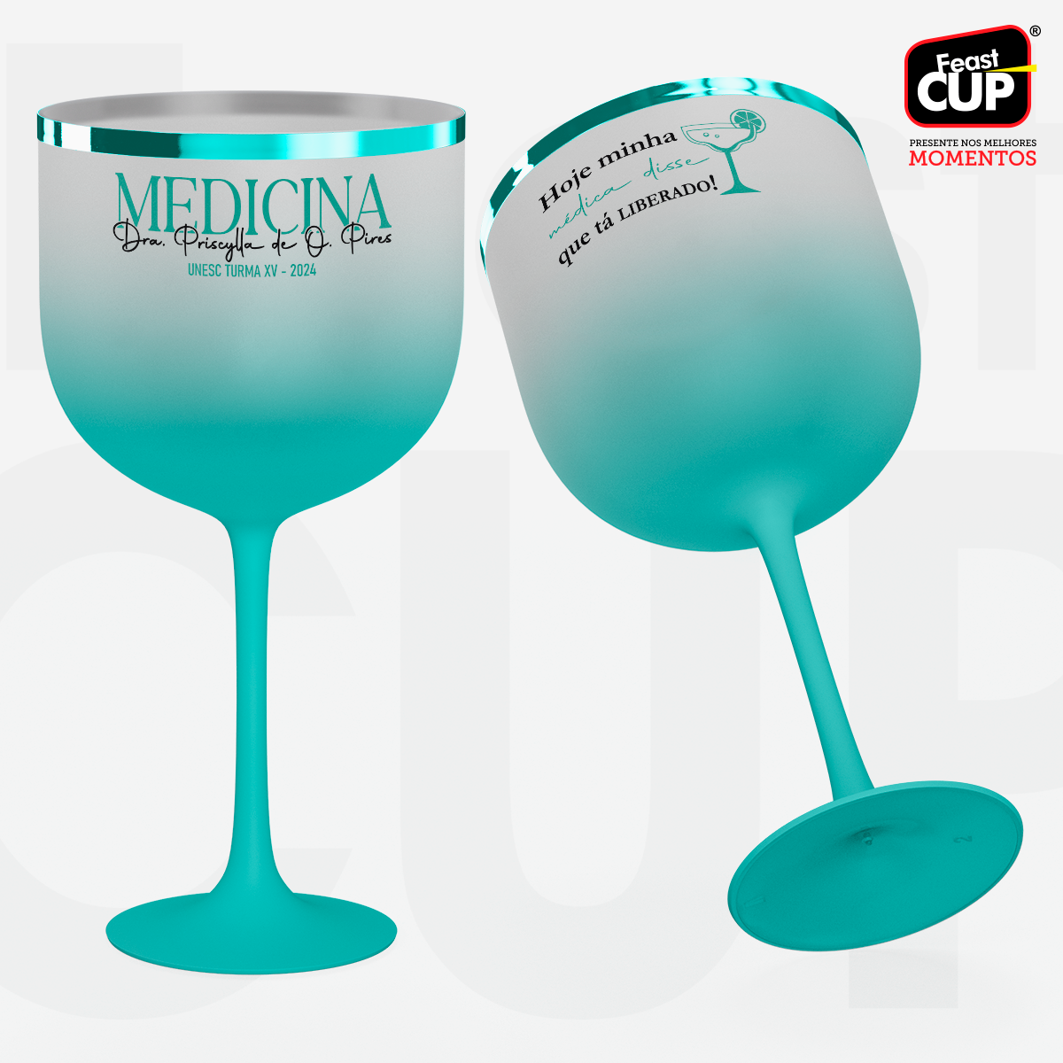 Taça Gin 590ml - Degrade Premium