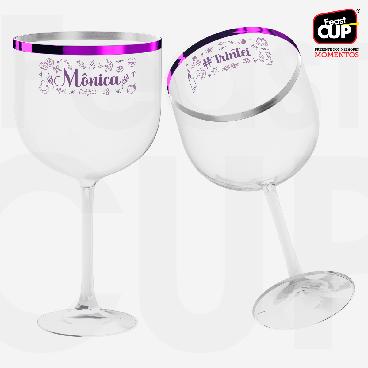 Taça Gin 590ml - Transparente Premium