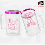 Caneca Chopp 500ml - Transparente Premium