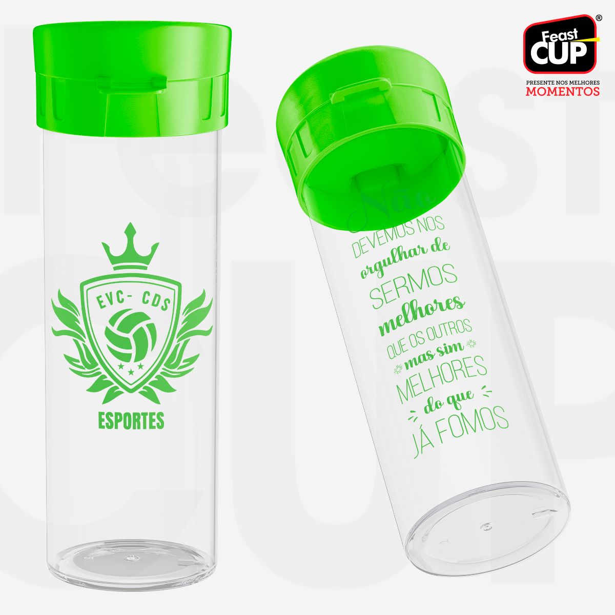 Garrafa Acqua Premium 490ml - Transparente