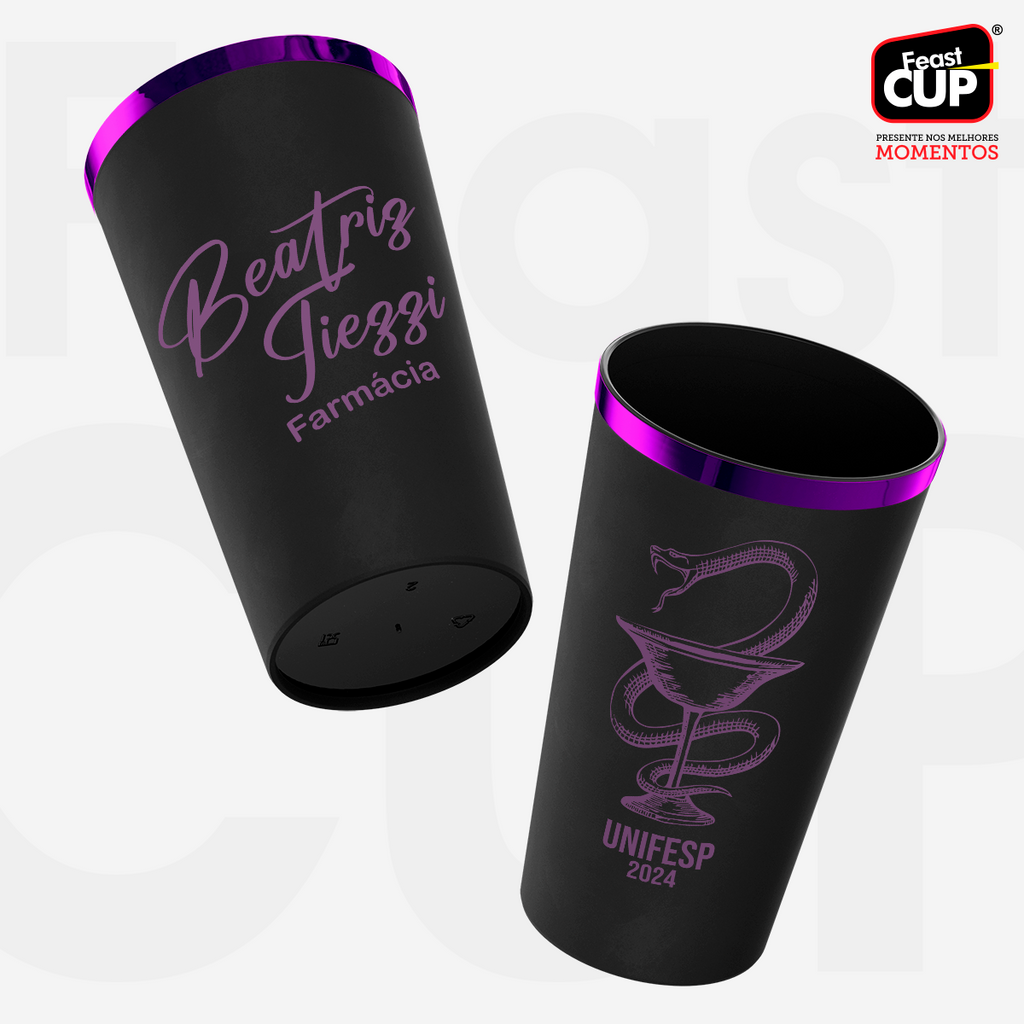 Twister 550ml - Preto Fosco Premium