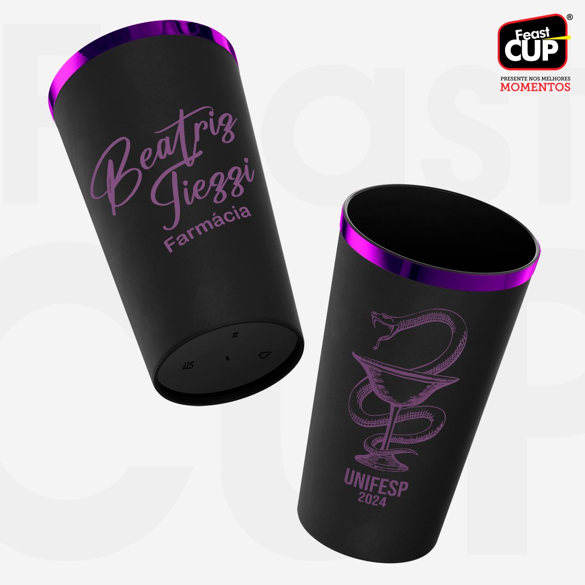 Twister 550ml - Preto Fosco Premium