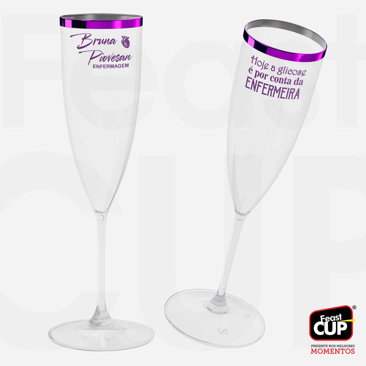 Taça Champanhe 170ml - Transparente Premium