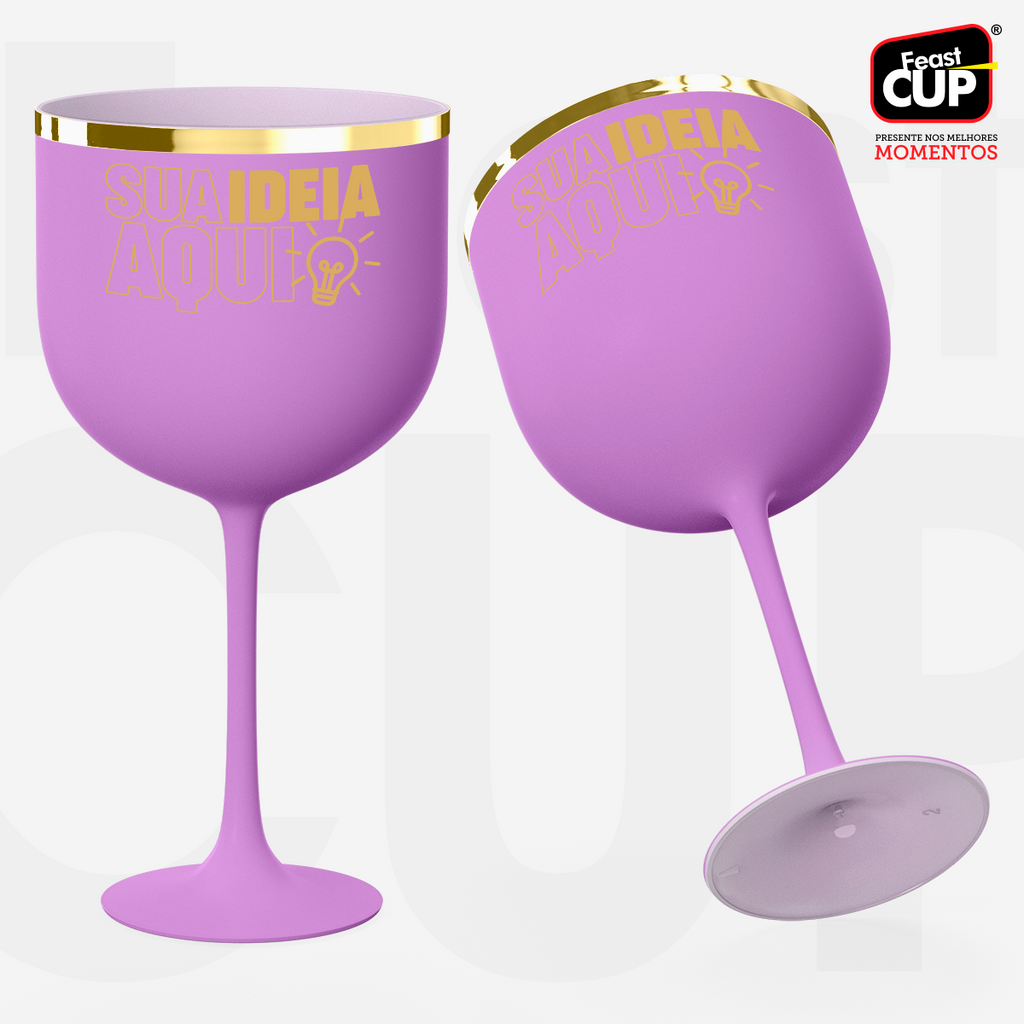 Taça Gin 590ml - Lilás Fosca Premium