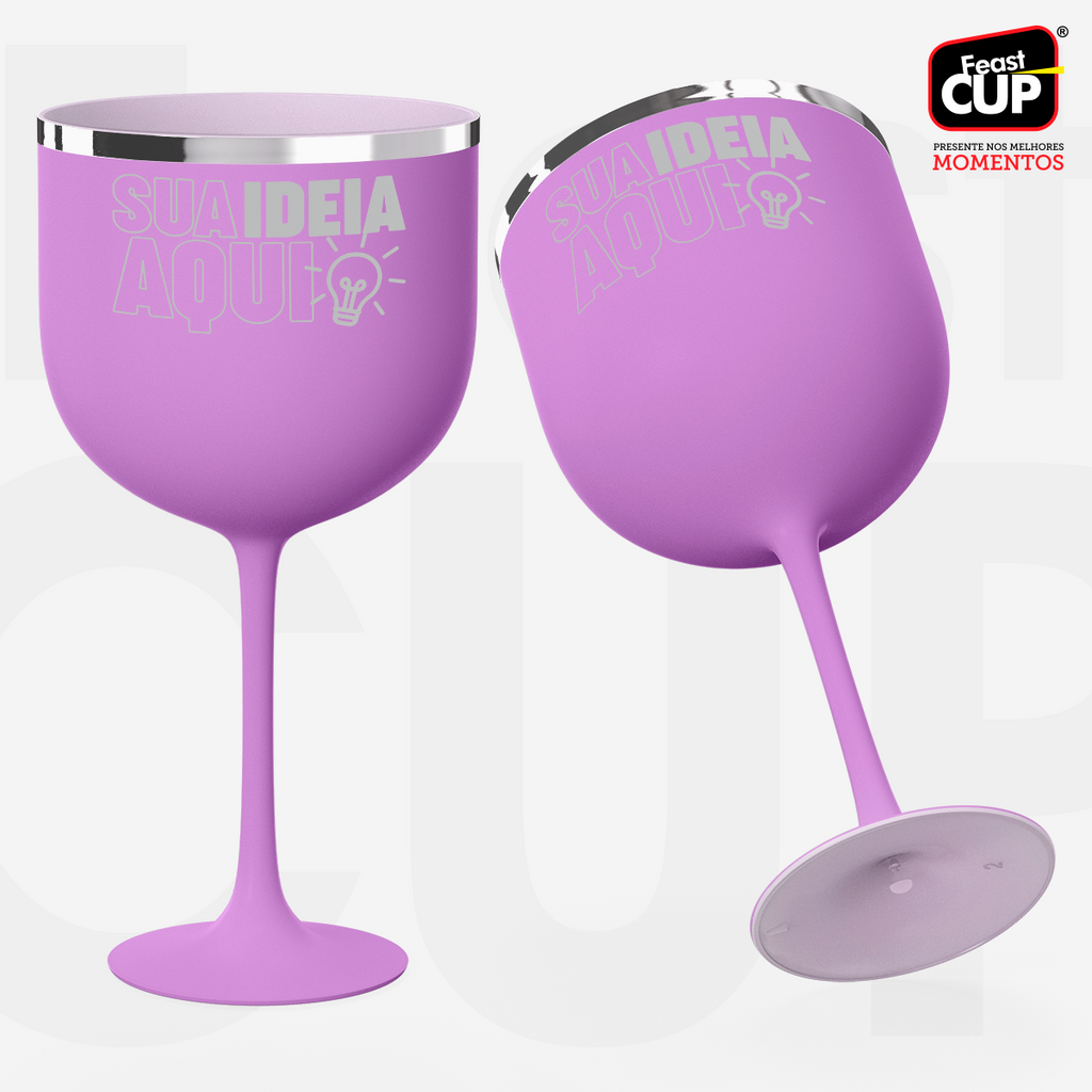 Taça Gin 590ml - Lilás Fosca Premium