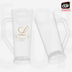 Caneca Slim 430ml Transparente