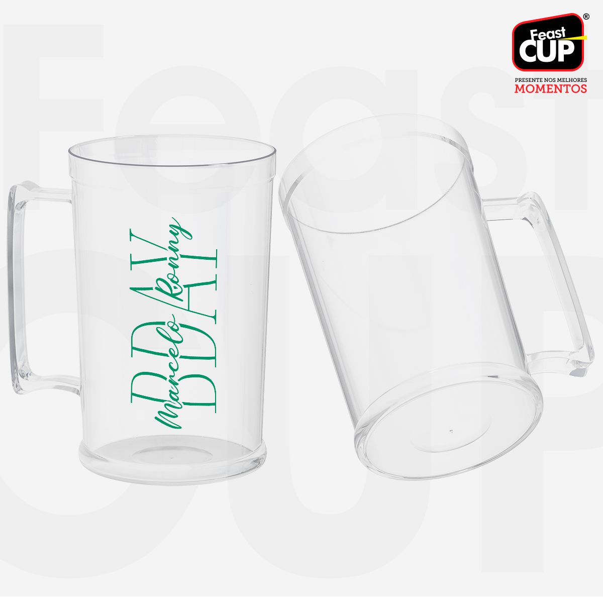 Caneca Chopp 500ml Transparente